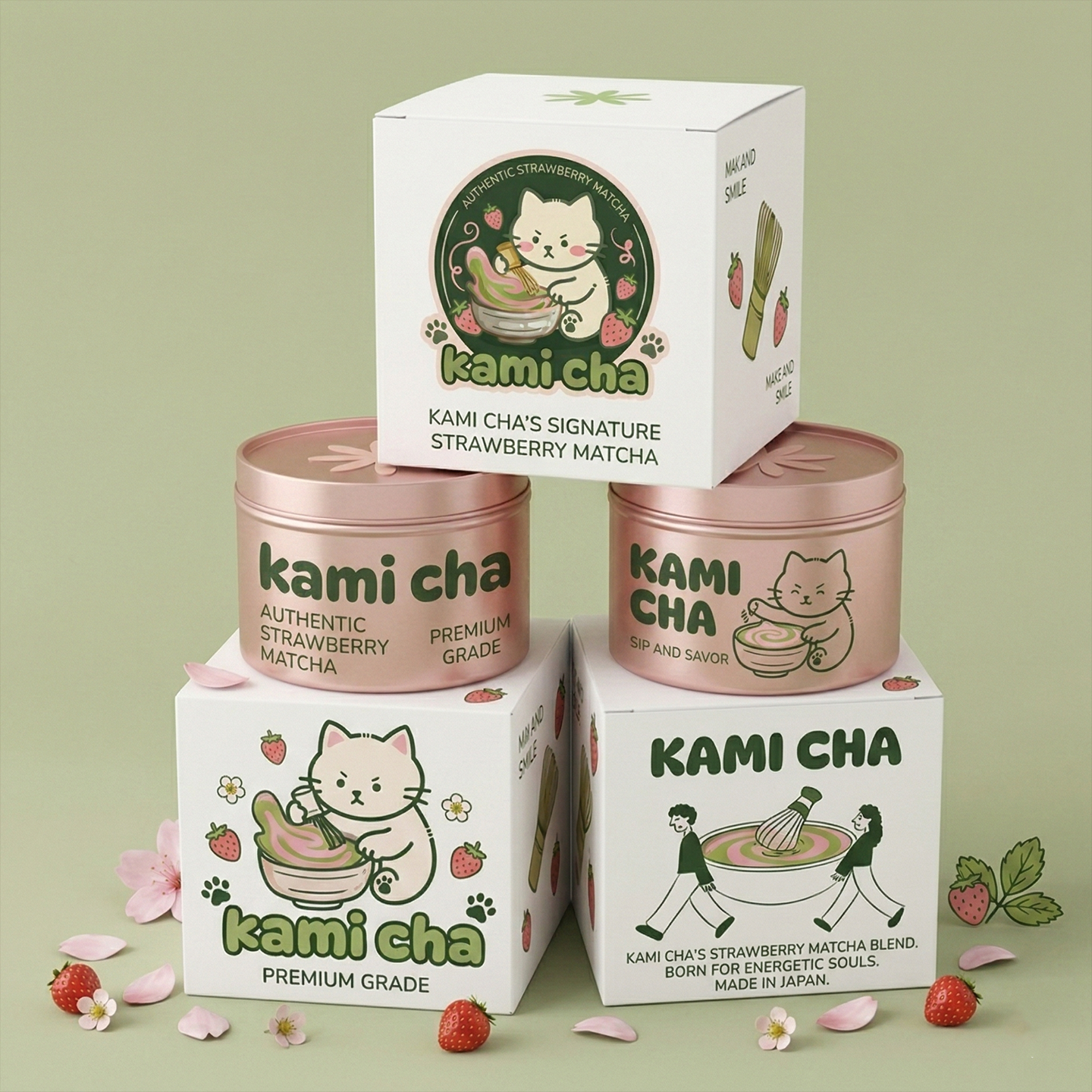 Strawberry Matcha
